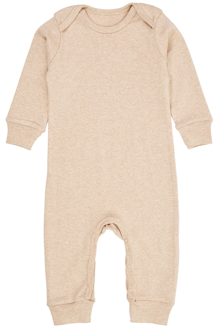 MELANGE FULL BODY ROMPER - BEIGE MELANGE