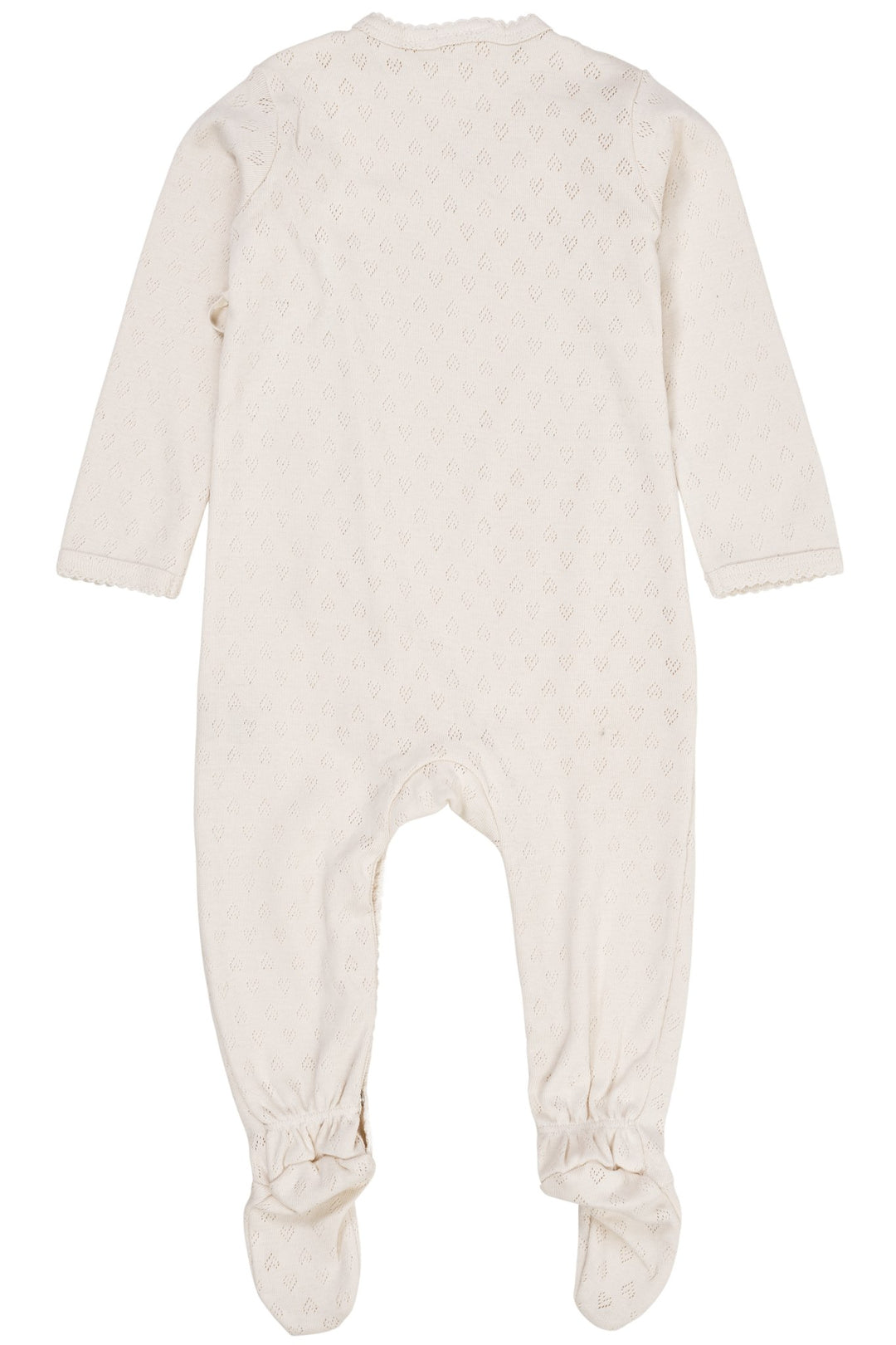 POINTELLE CROSS-OVER FULL BODY - CREAM
