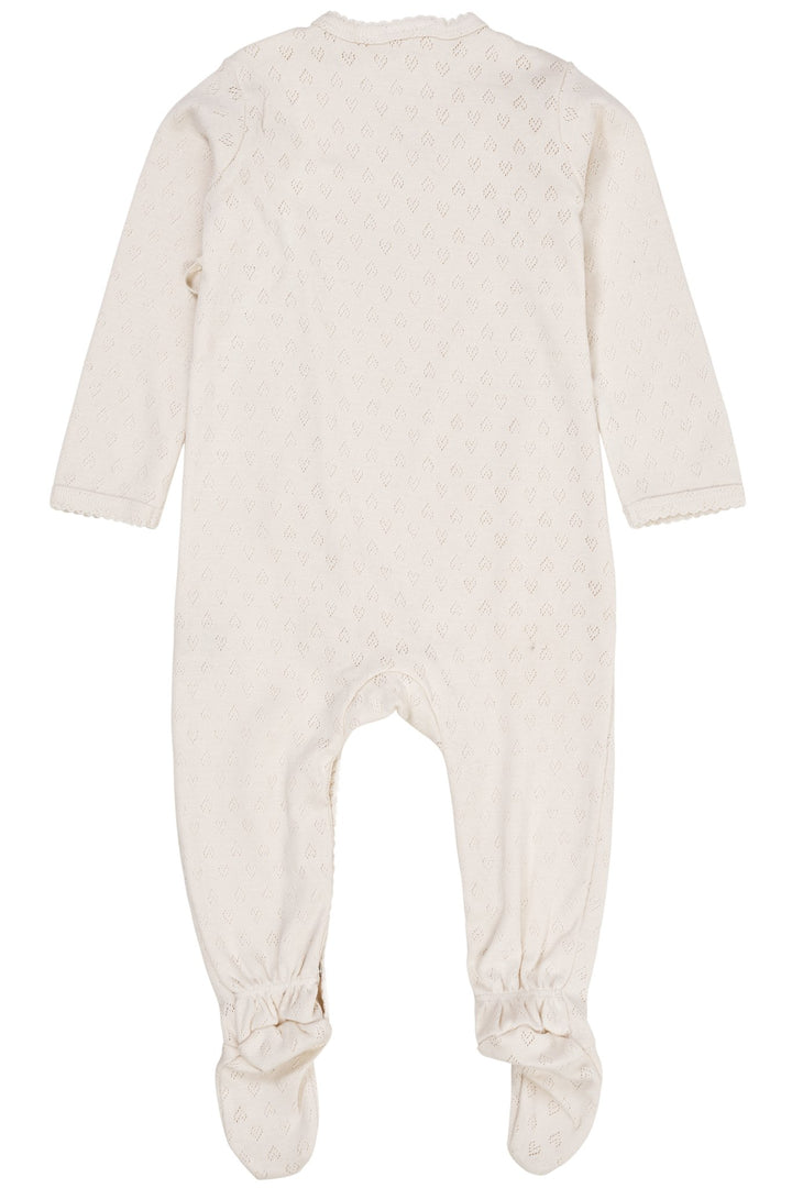 POINTELLE CROSS-OVER FULL BODY - CREAM