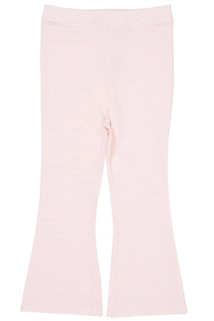 STRIPED FLARE PANT - BALLERINA/CREAM STRIPE