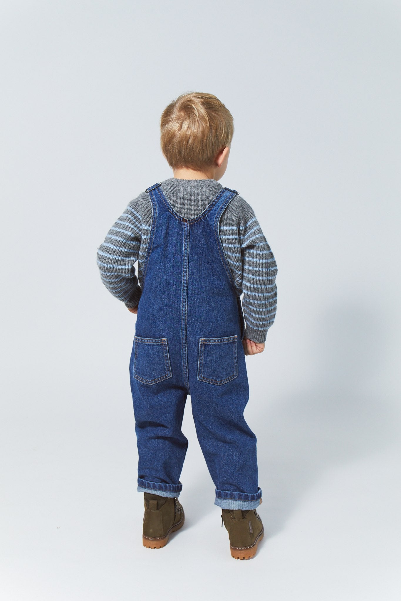 ORGANIC OVERALLS - INDIGO BLUE WASHED