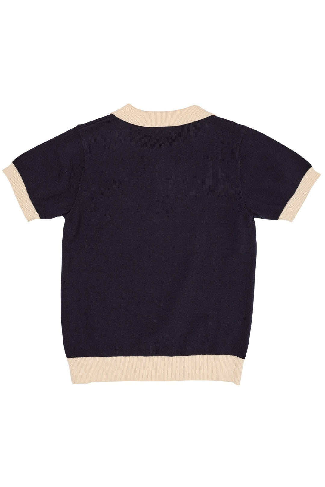 POLO W. EMBROIDERY - NAVY/CREAM COMB