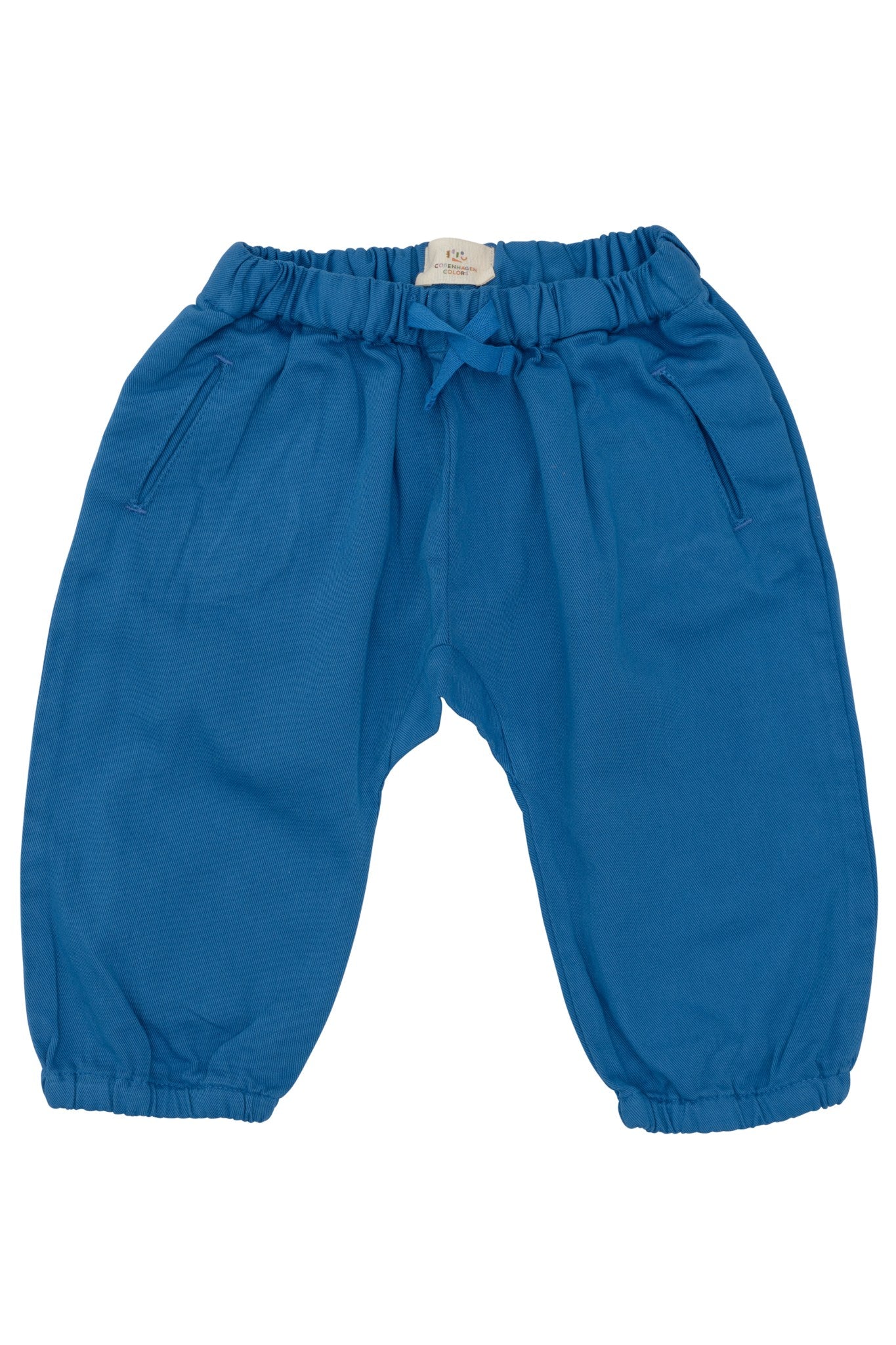 TWILL BABY PANTS - SHARP BLUE