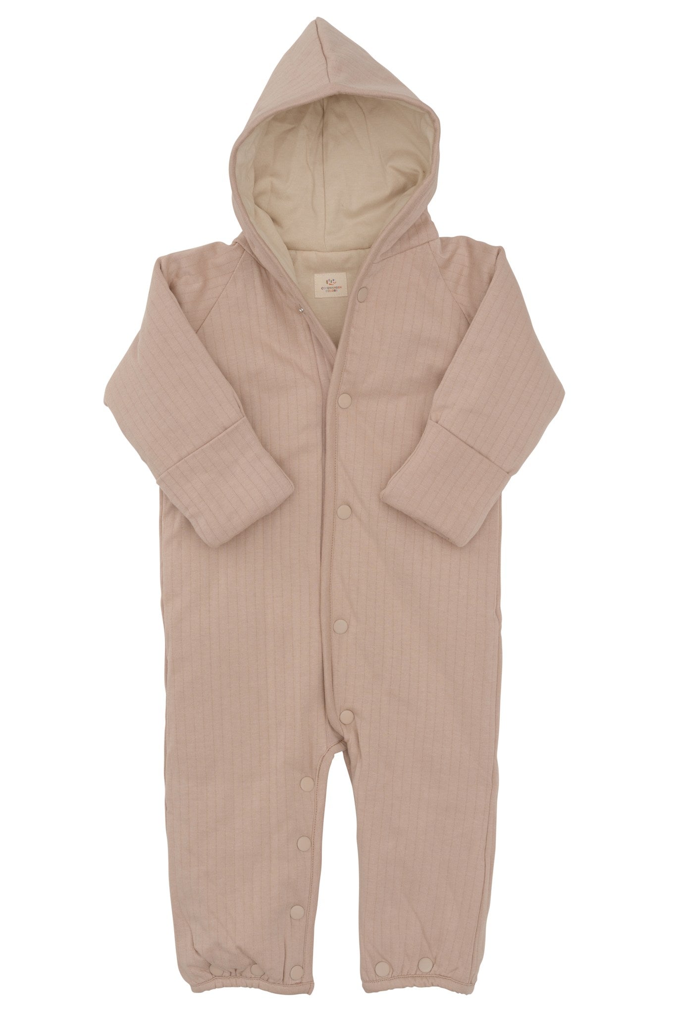 QUILTED REVERSIBLE FULL BODY AND SLEEPING BAG - LT TAUPE CREAM COMB