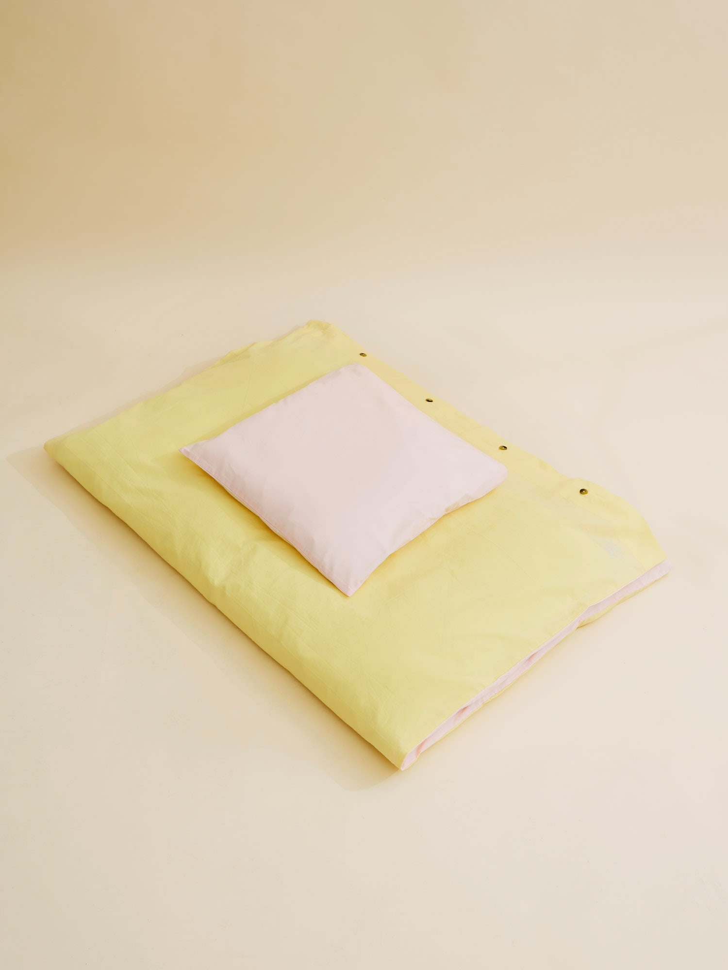 FUTURE BABY BED LINEN 110*125/35*55 (SE)* - SOFT PINK/ LT. YELLOW