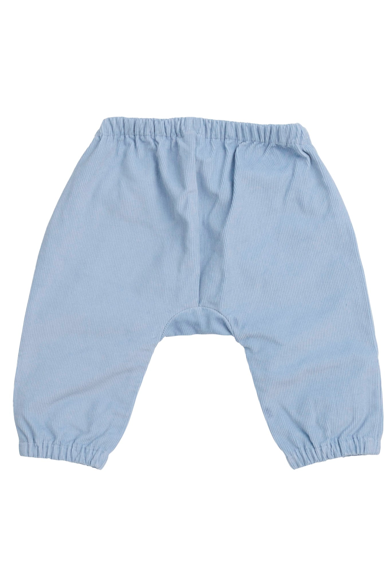 CORDUROY PANTS FOR BABY - DUSTY BLUE